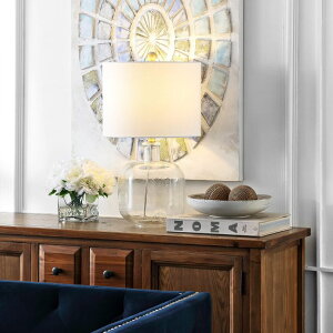 �T�t�@���B�� safavieh �e�[�u�������v �T�t�@�r�� �T�t�@���B�A Safavieh TBL4236A Lighting Collection Armena Clear and Brass Gold 22-inch (LED Bulb Included) Table Lamps �y���s�A���i�z