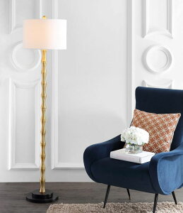 Tt@B safavieh tAv X^hCg Tt@r Tt@BA Safavieh FLL4045A Lighting Kolten Antique Brass 60.5-inch (LED Bulb Included) Floor Lamp ysAiz
