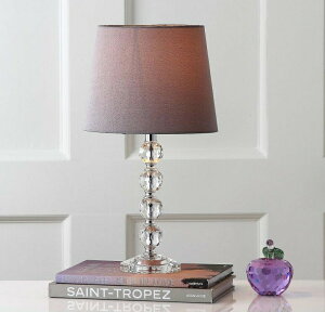 �T�t�@���B�� safavieh �e�[�u�������v �T�t�@�r�� �T�t�@���B�A Safavieh LITS4123B Lighting Nola Stacked Crystal Ball 16-inch (Bulb Included) Table Lamp, Clear/Grey �y���s�A���i�z