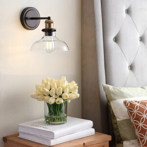 �T�t�@���B�� safavieh �e�[�u�������v �T�t�@�r�� �T�t�@���B�A Safavieh SCN4034A Lighting Hendrix Dark Grey and Brass Gold Wall (LED Bulb Included) Sconce �y���s�A���i�z