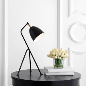 �T�t�@���B�� safavieh �e�[�u�������v �T�t�@�r�� �T�t�@���B�A Safavieh TBL4187A Lighting Dariel Black and Brass Gold 23.8-inch Task (LED Bulb Included) Table Lamp �y���s�A���i�z