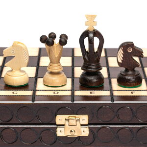チェスセット Husaria European International Chess Wooden Game Set - King's - 14.2 Inches 【並行輸入品】
