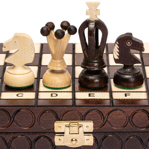 `FXZbg Husaria European International Chess Wooden Game Set - King's - 11.3-Inch ysAiz