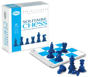 �`�F�X�Z�b�g ThinkFun Brain Fitness Solitaire Chess - Fun Version of Chess You Can Play Alone, Toy of The Year Nominee �y���s�A���i�z