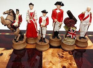�`�F�X�Z�b�g American Revolution / Revolutionary / Independance War Chess Men Set- NO BOARD �y���s�A���i�z