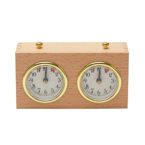 `FX^C}[ Chess Timer, International Chess Clock, Professional Chess Clock Game Timer, Analogue Clock Chess Timer, I-GO Count Up Count Down Timer, No Battery Needed ysAiz