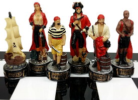 チェスセット Pirates Vs Royal Navy Pirate Chess Men Set - No Board 【並行輸入品】