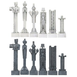 �`�F�X�Z�b�g Frank Lloyd Wright Midway Gardens Chess Set �y���s�A���i�z