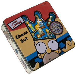 `FXZbg Simpsons Chess Set with Laminated fold-up playing board ysAiz