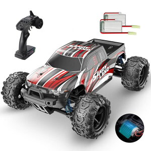 WR DEERC RC Cars 9300 High Speed Remote Control Car for Kids Adults 1:18 Scale 40 KM/H 4WD Off Road Monster Trucks,2.4GHz All Terrain Toy Trucks with 2 Rechargeable Battery,40+ Min Play Gift for Boy Girl ysAiz
