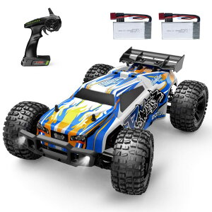 ���W�R�� Holyton Remote Control Car 1:10 Scale RC Cars 48 KM/H High Speed 40min Play for Adults and Kids, 4WD Driving 2.4GHz Off Road Monster Truck Waterproof Vehicle, 2 Batteries Toys Gifts for Boys Girls �y���s�A���i�z
