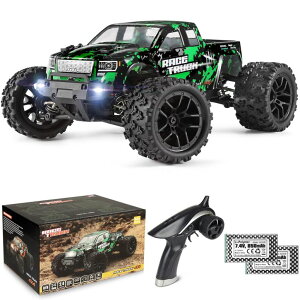WR HAIBOXING 1:18 Scale All Terrain RC Car 18859E, 36 KPH High Speed 4WD Electric Vehicle with 2.4 GHz Remote Control, 4X4 Waterproof Off-Road Truck with Two Rechargeable Batteries ysAiz