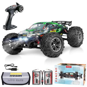 ���W�R�� Hosim RC Car 1:16 Scale 2845 Brushless Remote Control RC Monster Truck , All Terrain 4WD High Speed 52KM/h Off-Road Waterproof/Shockproof/Anti-Skid 2.4G Radio Controlled RTR Hobby Car(Green) �y���s�A���i�z