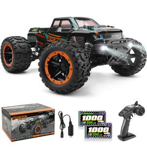 ���W�R�� HAIBOXING 1:16 Scale RC Cars 16889, 36Km/h high Speed Hobby Remote Control Car with 2.4GHz Radio Controller, All Terrain Waterproof Off-Road RC Trucks with 2 Batteries for Kids and Adults �y���s�A���i�z