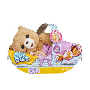 くま Little Live Pets Cozy Dozy Cubbles The Bear - Over 25 Sounds and Reactions | Bedtime Buddies, Blanket and Pacifier Included | Stuffed Animal, Best Nap Time, Interactive Teddy Bear 【並行輸入品】