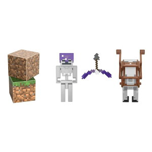 �}�C�N�� �������� �X�P���g�� �n�� �z�l�n �X�P���� Minecraft Craft-a-Block 2-Pk, Action Figures & Toys to Create, Explore and Survive, Authentic Pixelated Designs, Collectible Gifts for Kids Age 6 Years and Older �y���s�A���i�z
