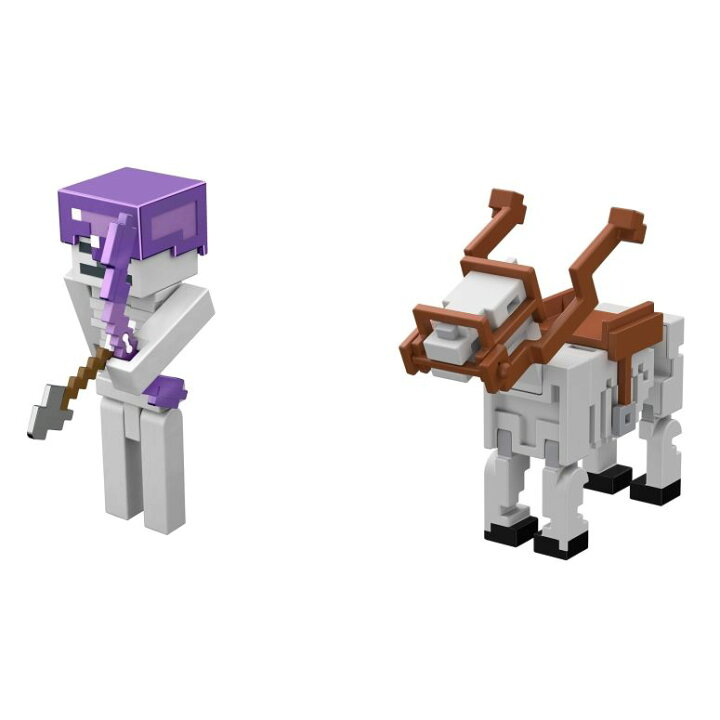 楽天市場 マイクラ おもちゃ スケルトン 馬骨 ホネ馬 スケさん Minecraft Craft A Block 2 Pk Action Figures Toys To Create Explore And Survive Authentic Pixelated Designs Collectible Gifts For Kids Age 6 Years And Older 並行輸入品