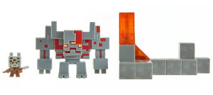 �}�C�N�� �_���W���� �������� ���b�h�X�g�[�������X�g���V�e�B ���@�����[ Minecraft Dungeons Mini Battle Box, with Exclusive Redstone Monstrosity, Valorie Character and Lava Set Piece, Action and Adventure Toy Based on Video G