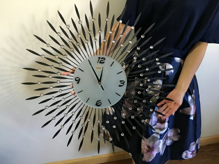 楽天市場】サンバースト 掛け時計 太陽の輝き Gorgeous Wall Art 