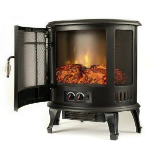 dCgF gF^t@q[^[ dCXg[u tFCNgF e-Flame USA Regal Freestanding Electric Fireplace Stove - 3-D Log and Fire Effect (Black) ysAiz
