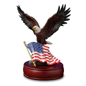 �A�����J���C�[�O�� �I���S�[�� The San Francisco Music Box Company American Eagle Muscial Figurine �y���s�A���i�z