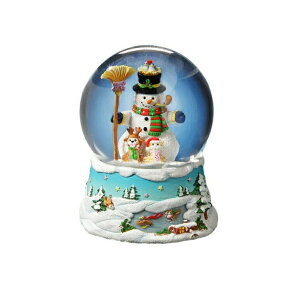 �Ⴞ��� �I���S�[�� The San Francisco Music Box Gary Patterson Happy Holidays Snowman Snow Globe �y���s�A���i�z
