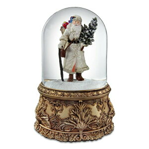 �I���S�[�� Santa Musical Domed Water Globe San Francisco Music Box �y���s�A���i�z