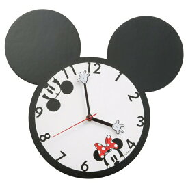 ミッキーマウス 掛け時計 Vandor 89189 Mickey & Minnie Mouse Shaped Deco Wall Clock 【並行輸入品】