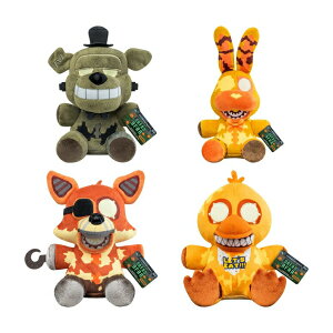 FNAF 5iCc ʂ t@R Funko Pop! Five Nights at Freddy's Dreadbear Plush Set of 4 - Dreadbear, Grim Foxy, Jack-O-Bonnie and Jack-O-Chica ysAiz