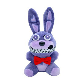 FNAF 5ナイツ ぬいぐるみ Nightmare Bonnie Plush Toy, 5 Nights at Freddy's plushies, FNAF All Character Stuffed Animal Doll Children's Gift Collection,8”(Purple Bonnie Rabbit) 【並行輸入品】