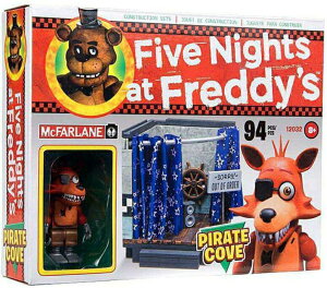 FNAF 5�i�C�c �t�B�M���A McFarlane Five Nights at Freddys Pirate Cove Construction Set �y���s�A���i�z