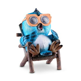 LEDソーラーライト ソーラーパワー ガーデンライト Owl Solar Garden Decorations Figurine | Outdoor LED Decor Figure | Light Up Decorative Statue Accents for Yard, Patio, Lawn, or Deck | Weather Resistant | Great Housewarming Gift Idea 【並行輸入品】
