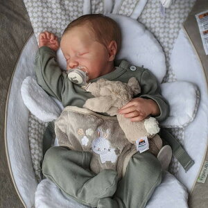  Ԃl` V  V  A l` Ԃ JIZHI Lifelike Dolls Boy - 17-Inch Baby Soft Body Realistic-Newborn Baby Dolls Full Body Vinyl Anatomically Correct Real Life B ysAiz