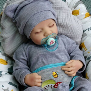  Ԃl` V  V  A l` Ԃ JIZHI Lifelike Dolls Boys - 17-Inch Baby Soft Skin Realistic-Newborn Baby Dolls Full Body Vinyl Real Life Baby Dolls with Feedi ysAiz