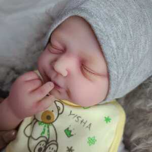  Ԃl` V  V  A l` Ԃ Dolls 18.1 in Eyes Closed Girl, Not Vinyl Dolls,Realistic Soft Silicone Newborn Baby Doll,Real Full Body Silicone D ysAiz