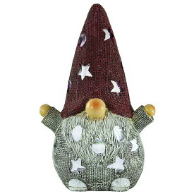LEDソーラーライト ソーラーパワー ガーデンライト ノーム Garden Gnome Statue - Resin Dwarf Figurines Solar Led Lights, Outdoor Spring Decorations for Patio Yard Lawn Porch, Ornament Gift 【並行輸入品】