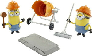 ~jIY tB[o[ CYIuO[ 2022 ~jI  Minions: The Rise of Gru Movie Moments Mixed Up Minions: Approx 4-in Action Figure Interactive Toy with Articulation & Movie Scene Construction Accessories Minion Fans 