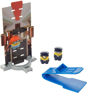 ~jIY tB[o[ CYIuO[ 2022 ~jI  Minions: The Rise of Gru Splat'ems Multipack Pilot with 3 Mini Minion Figures with Deluxe Launcher and Sticky Targets, Gift for Kids 4 Years & Older ysAi