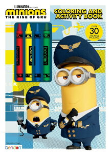 ~jIY tB[o[ CYIuO[ 2022 ~jI  Despicable Me Minions Rise of Gru 48-Page Coloring and Activity Book with 4 Crayons 47653 ysAiz