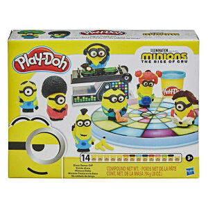 ~jIY tB[o[ CYIuO[ 2022 ~jI  Play-Doh Minions: The Rise of Gru Disco Dance-Off Toy for Kids 3 Years and Up with 14 Non-Toxic Cans ysAiz