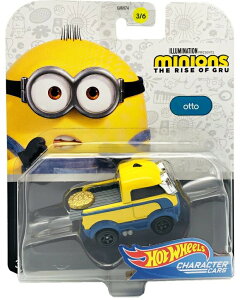 ~jIY tB[o[ CYIuO[ 2022 ~jI  Hot Wheels 1/64 Minions The Rise of Gru Character Car-Otto(3/6) ysAiz
