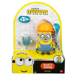 �~�j�I���Y �t�B�[�o�[ ���C�Y�I�u�O���[ 2022 �~�j�I�� �������� Minions: Loud 'n Rowdy Bob Talking Action Figure with Kung Fu Bench Toy, Kids Gift Ages 4 Years & Older �y���s�A���i�z