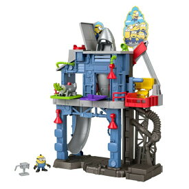 ミニオンズ おもちゃ Fisher-Price Imaginext Minions Gru's Gadget Lair playset with Minion Otto figure and removable rocket for preschool kids ages 3-8 years 【並行輸入品】