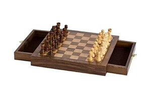 `FXZbg CHH Imports Magnetic Walnut Cafe Chess Set ysAiz