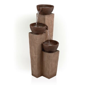 K[f  CeA u^  ̃IuWF EH[^[tH[t@Ee Alpine Corporation 35" Tall Outdoor Layered 3 Tiered Pots Fountain ysAiz