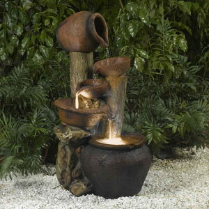 K[f  CeA u^  ̃IuWF EH[^[tH[t@Ee Tree Pot Outdoor-Indoor Fountain with Illumination ysAiz