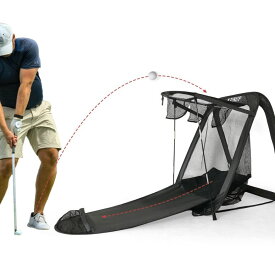 ゴルフチッピングネット ポップアップ Kunup Golf Chipping Net 4 in 1 Pop Up Golf Net for Backyard Indoor/Outdoor Use - Golf Practice Net Improve Short Game and Swing Accessories Great Gifts for Dad, Men, Women |Automatic Return Golf| 【並行輸入品】
