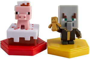 }CN  MINECRAFT Earth BOOST MINI FIGURES 2-PACK NFC-Chip Toys, Earth Augmented Reality Mobile Game, Based on Minecraft Video Game, Great for Playing, Trading, and Collecting, Adventure Toy ysAiz