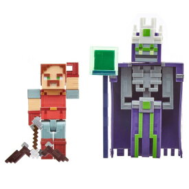 マイクラ おもちゃ Minecraft Dungeons Hal & Nameless One 3.25" Figures 2-Pk Battle Figures, Great for Playing, Trading, and Collecting, Action and Battle Toy for Boys and Girls Age 6 and Older 【並行輸入品】