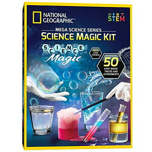 �i�V���i���W�I�O���t�B�b�N �T�C�G���X ���@�L�b�g NATIONAL GEOGRAPHIC Science Magic Kit - Perform 20 Unique Experiments as Magic Tricks, Includes Magic Wand and Over 50 Pieces, Amazon Exclusive Learning Science Kit for Boys and Gir 